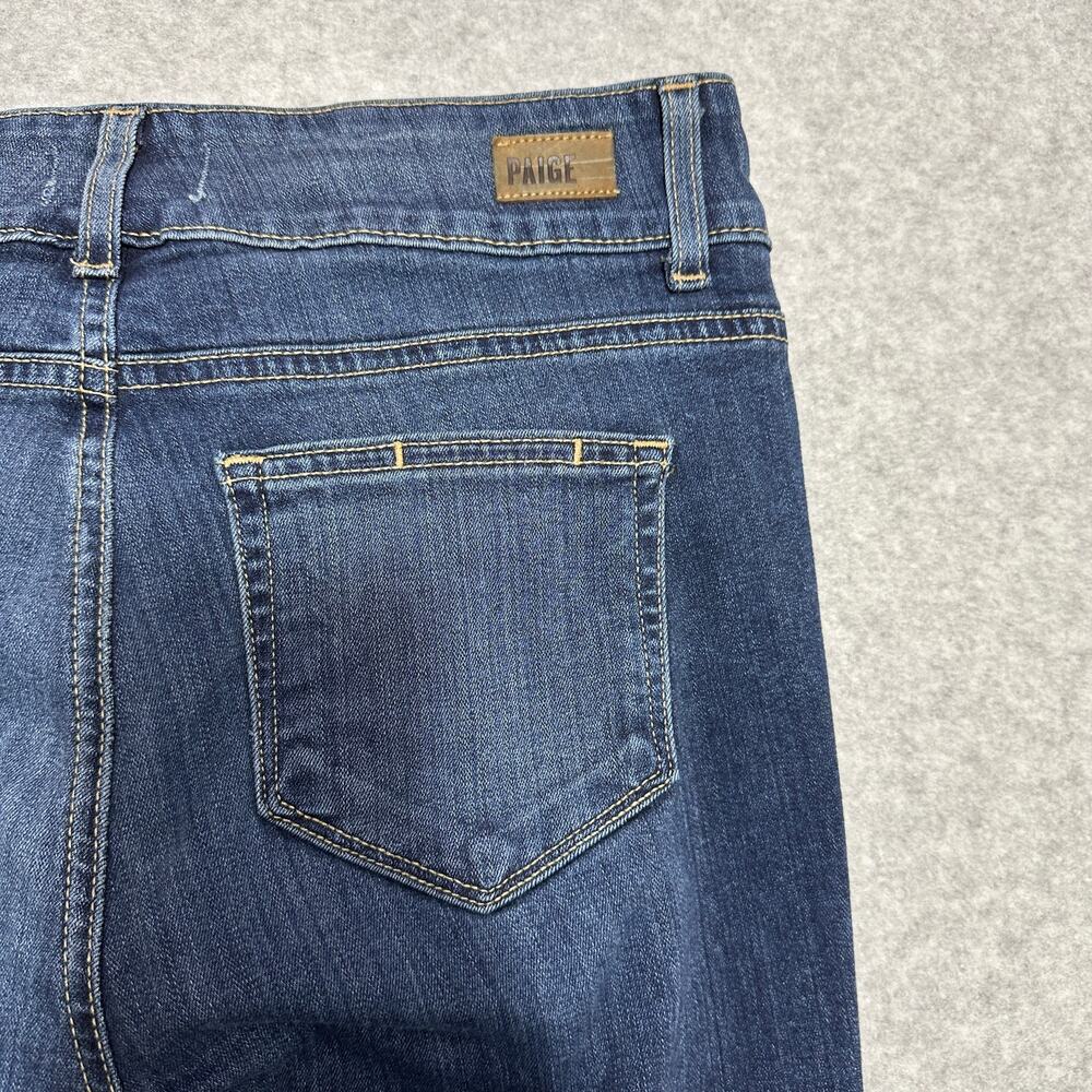 Paige Bootcut Jeans Womens Size 29 Dark Wash Blue Penrose Hidden Hills Mid Rise - Picture 6 of 13